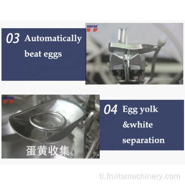 Malaking scale egg yolk egg puting separator